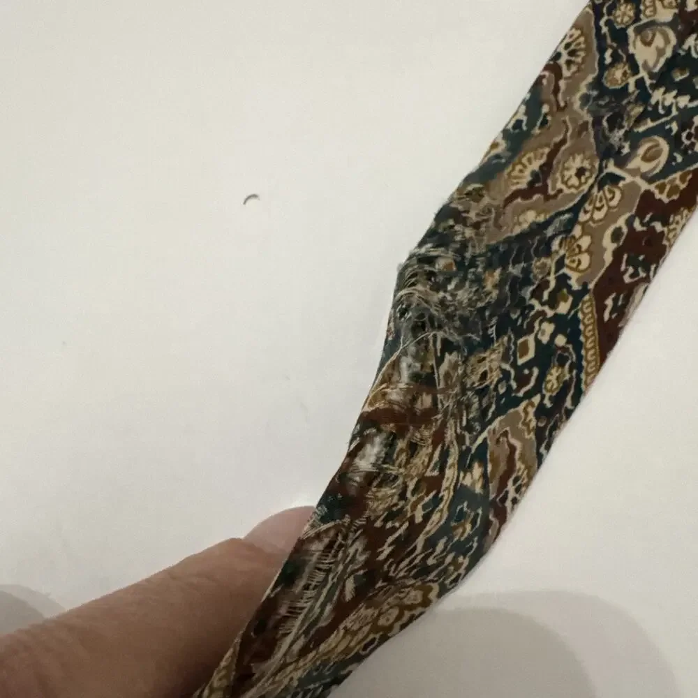 Christian Dior Monsieur Men’s Silk Tie Paisley Made In USA WPL 125 “Read”